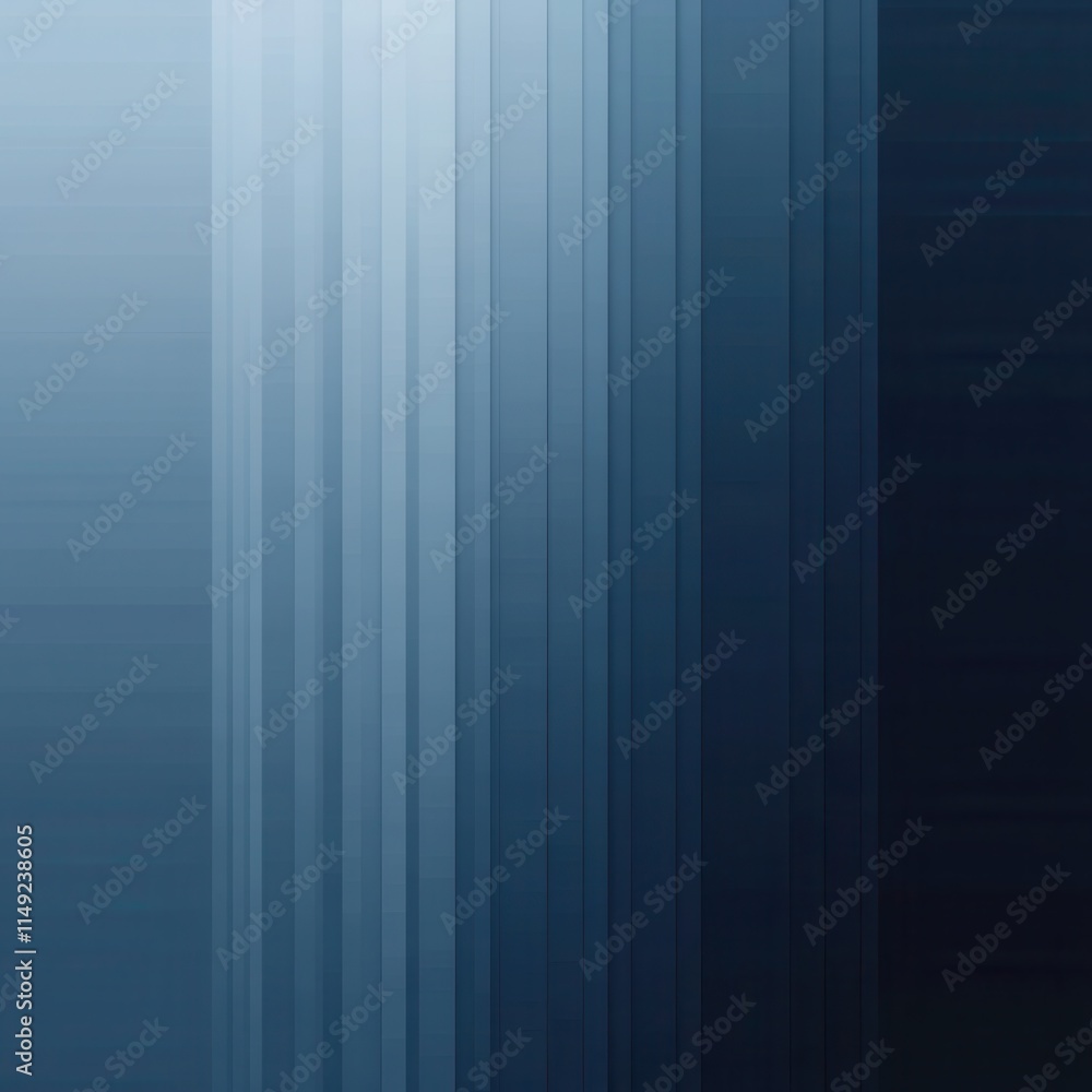 Abstract Blue Gradient Vertical Stripes Background Modern Design Texture for Website, Banner, and Presentation