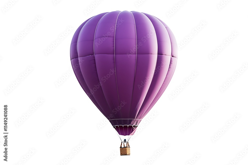 Obraz premium violet balloon on white background