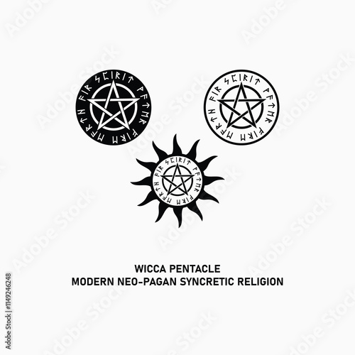 Wiccan symbol of protection photo