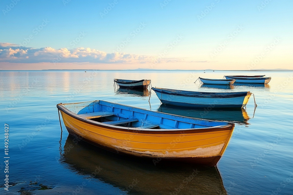 boat on the sea