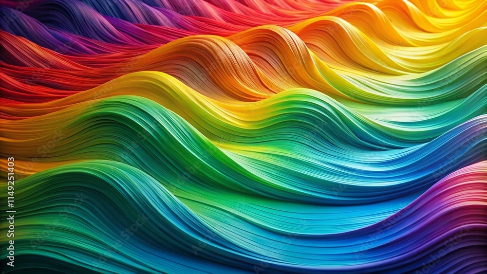 Minimalist Abstract Rainbow Wave Texture Background Banner Flyer Minimalist Abstract Rainbow Wave Texture Background Banner Flyer