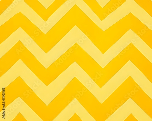 Yellow and Pale Yellow Zigzag Pattern