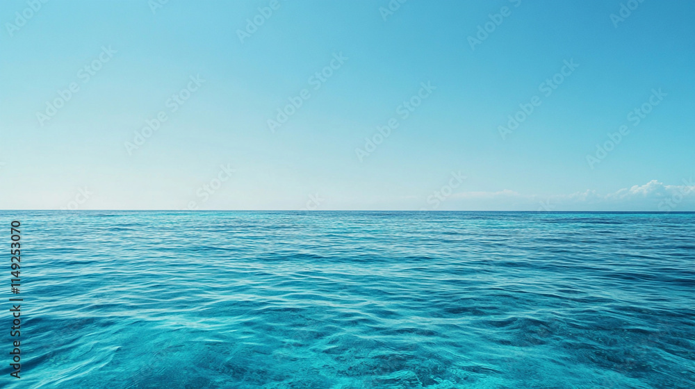 Obraz premium blue sea and sky