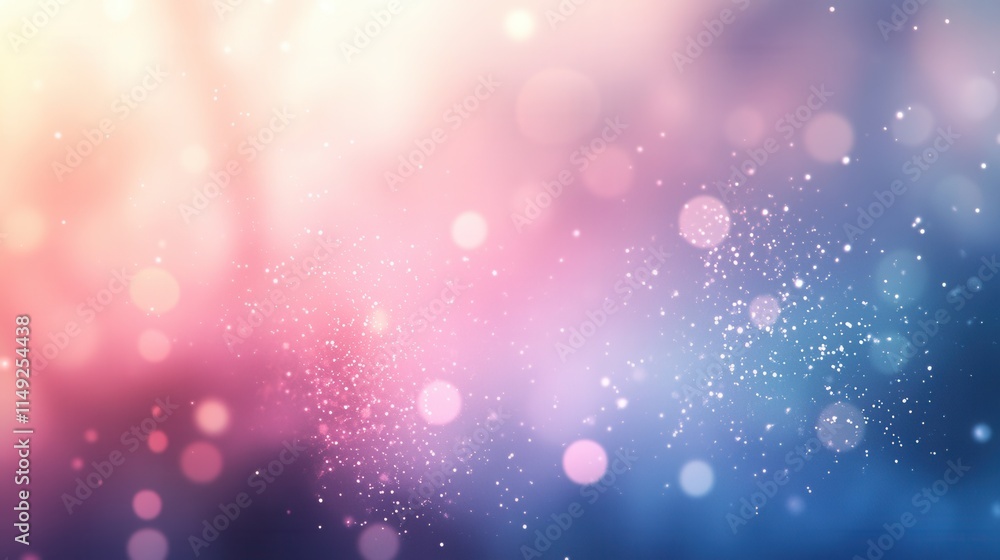 Dreamy Pink and Blue Bokeh Background with Sparkling Dust Abstract Soft Light Texture for Design Dreamy Pink and Blue Bokeh Background with Sparkling Dust Abstract Soft Light Texture for Design