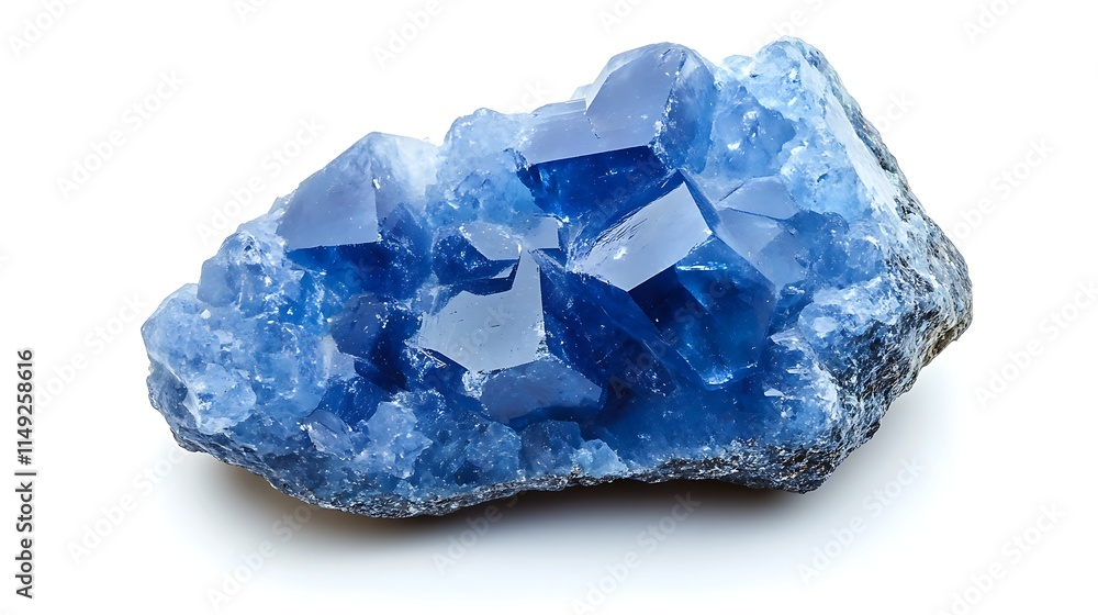 crystal sapphire stone isolated on white crystal sapphire stone isolated on white