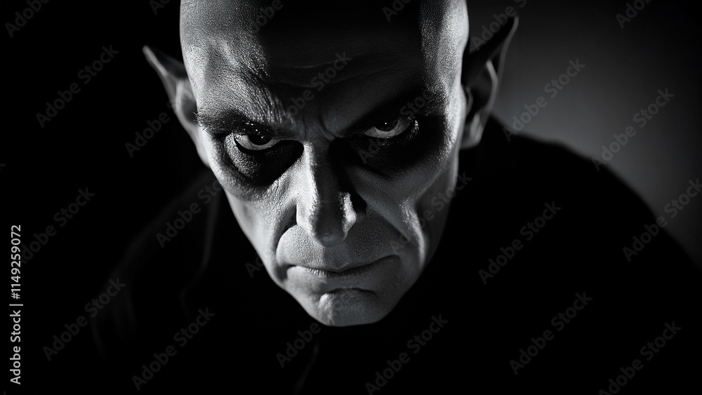 Man with dark face. Vampire man black background movie pale. A man in a dark robe and a pale vampire in a lifestyle movie. Man with dark face. Vampire man black background movie pale. A man in a dark robe and a pale vampire in a lifestyle movie.