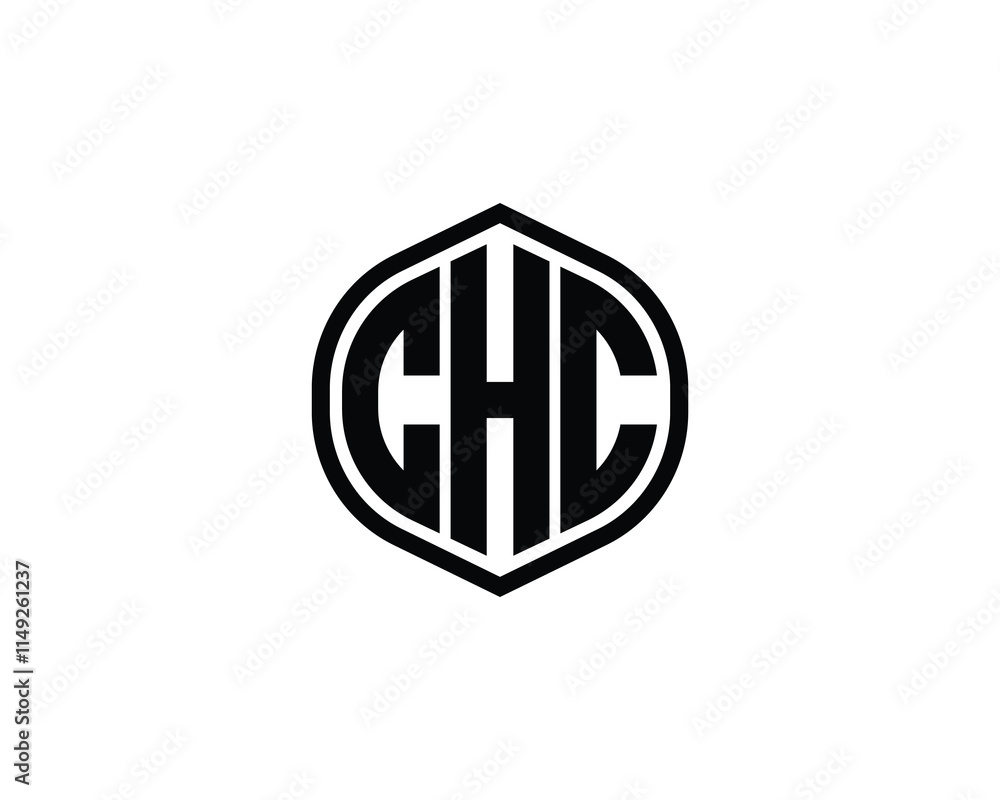 Obraz premium CHC Logo design vector template. CHC