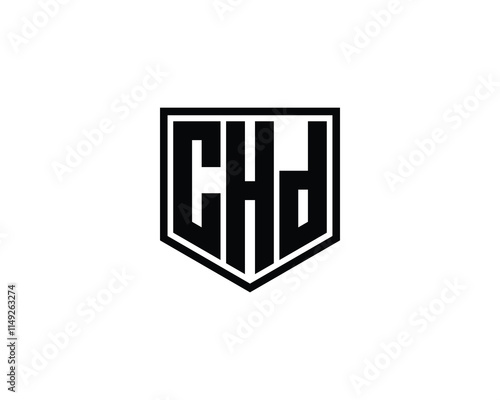 CHD logo design vector template. CHD