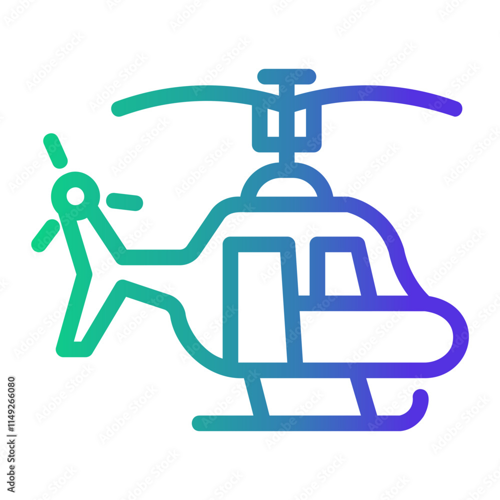 helicopter icon helicopter icon