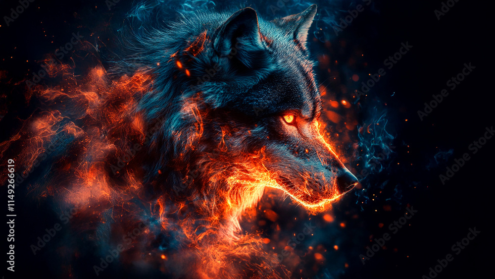 A wolf in flames wallpaper. Wolf fire dark background animal flame close up. Close up of a fire close up of an lifestyle animal. A wolf in flames wallpaper. Wolf fire dark background animal flame close up. Close up of a fire close up of an lifestyle animal.