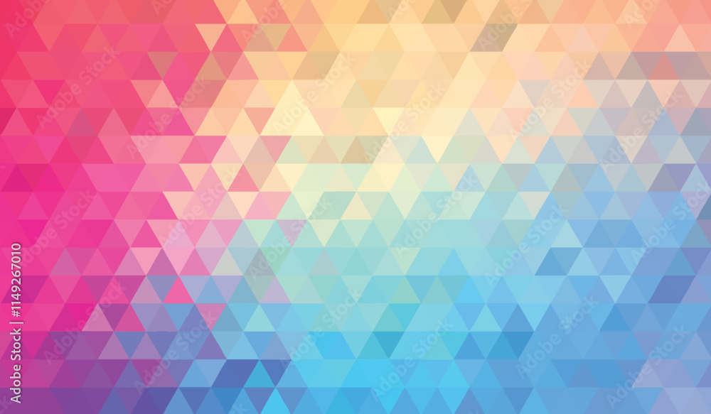 Abstract background with low poly shapes. Beautiful color gradient Abstract background with low poly shapes. Beautiful color gradient