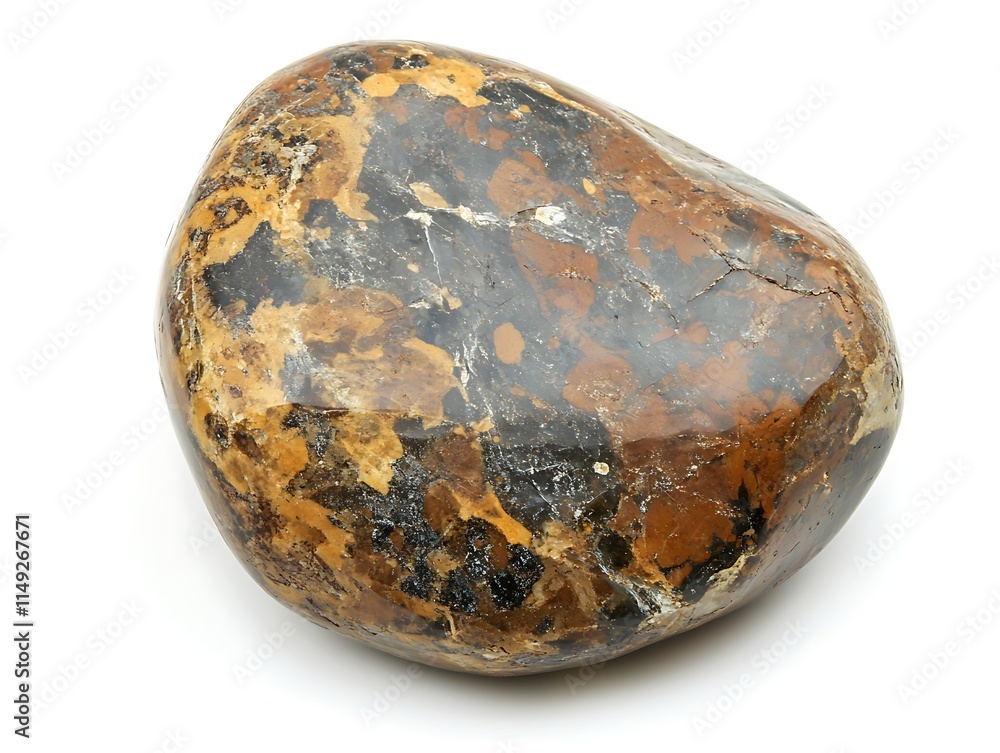 stone mica isolated on white stone mica isolated on white