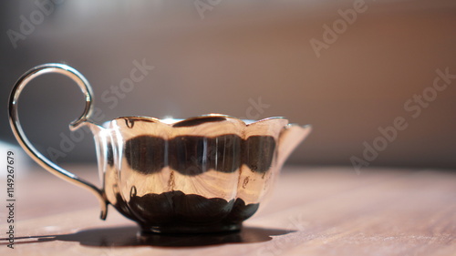 Teacups or candle holders used as interior accessories