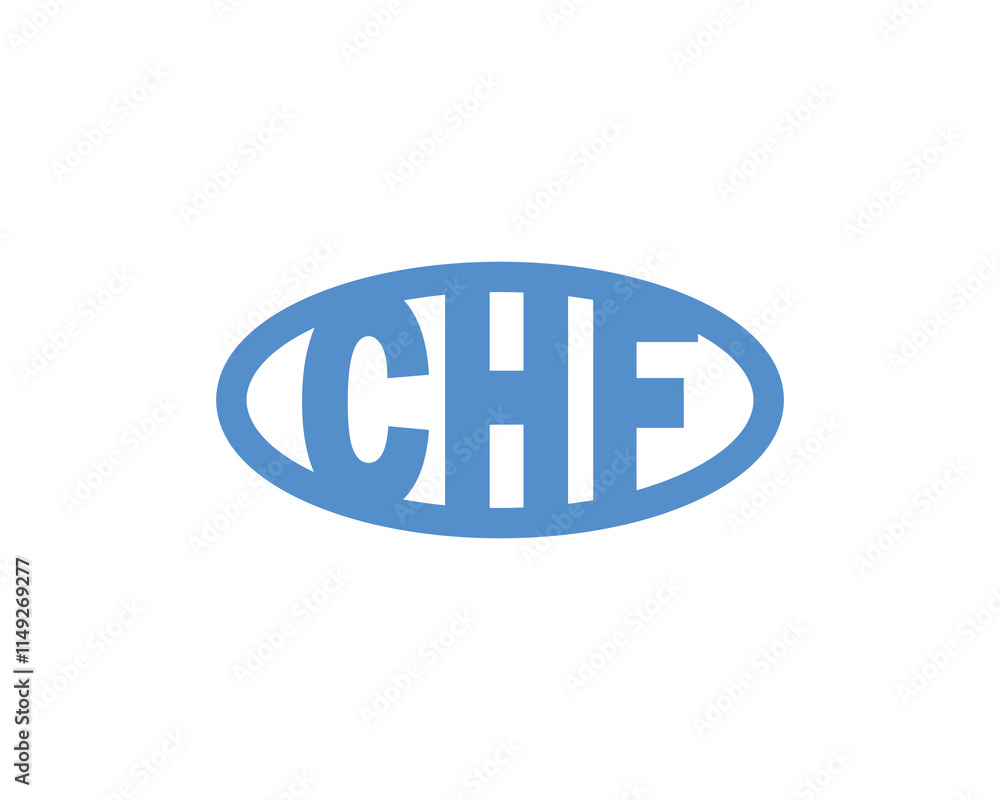CHF Logo design vector template. CHF CHF Logo design vector template. CHF