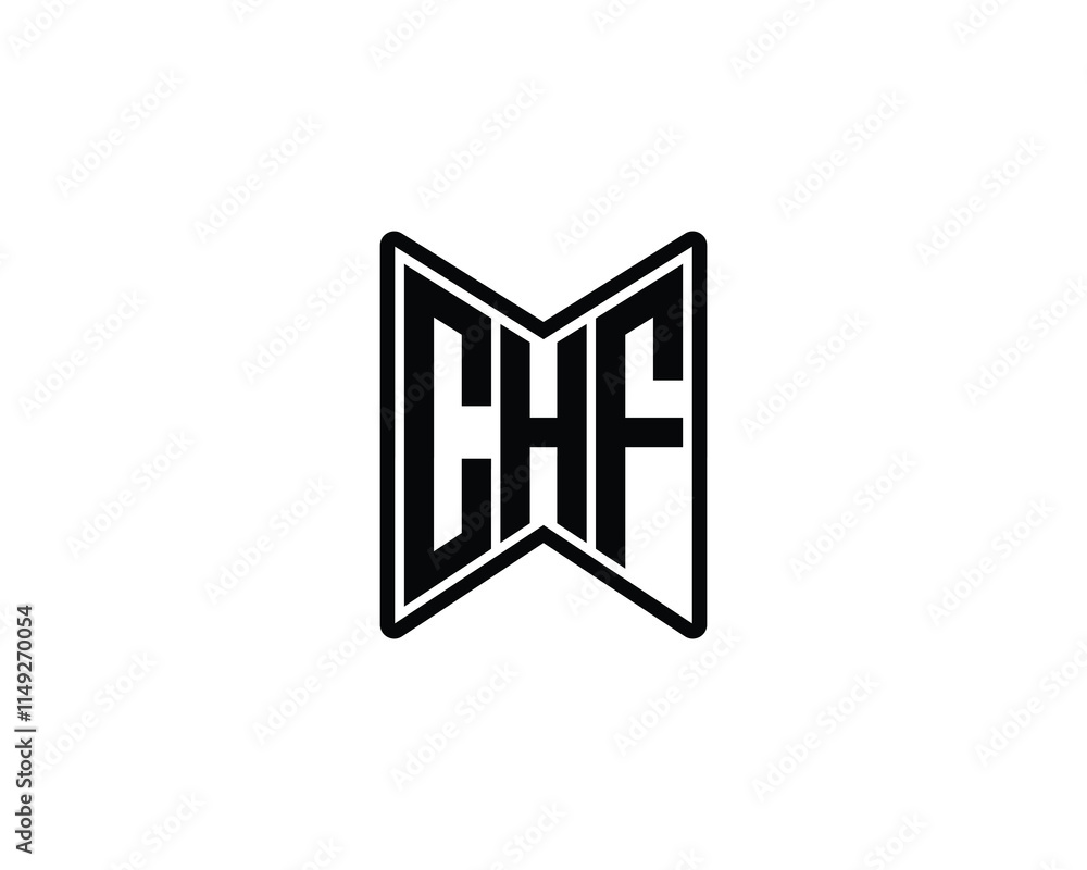 CHF Logo design vector template. CHF CHF Logo design vector template. CHF