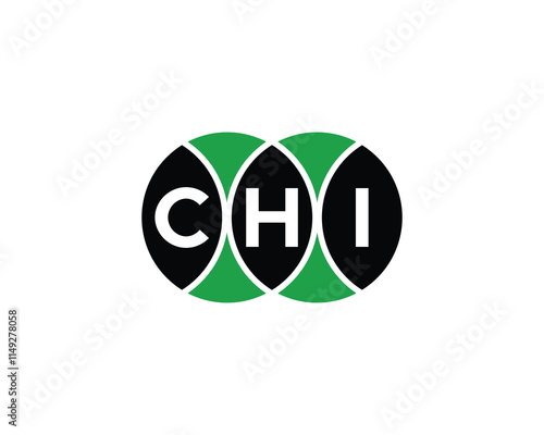 CHI logo design vector template. CHI