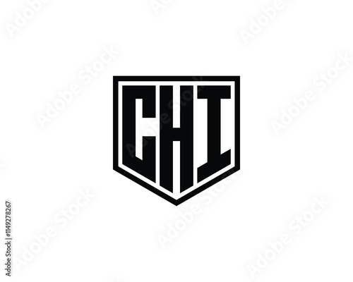 CHI logo design vector template. CHI