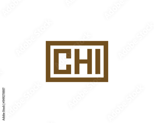 CHI logo design vector template. CHI
