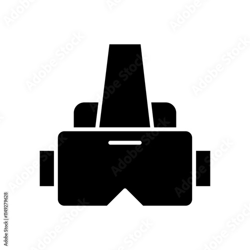 vr headset glyph icon
