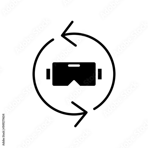 vr glyph icon