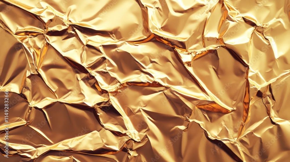Shiny yellow gold foil texture for background. Shiny yellow gold foil texture for background.