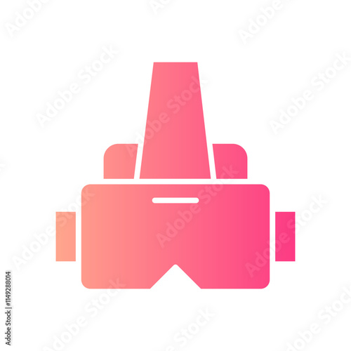 vr headset gradient icon