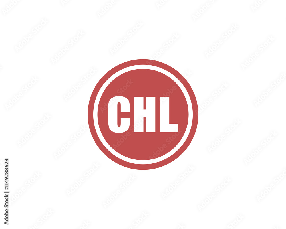 CHL logo design vector template. CHL CHL logo design vector template. CHL