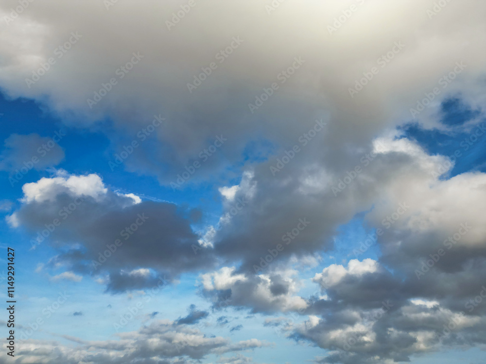 Gorgeous View of Dramatic Sunset Sky and Clouds over England GB Gorgeous View of Dramatic Sunset Sky and Clouds over England GB
