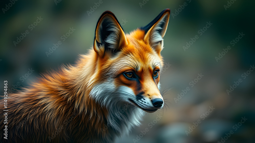 Fototapeta premium red fox vulpes
