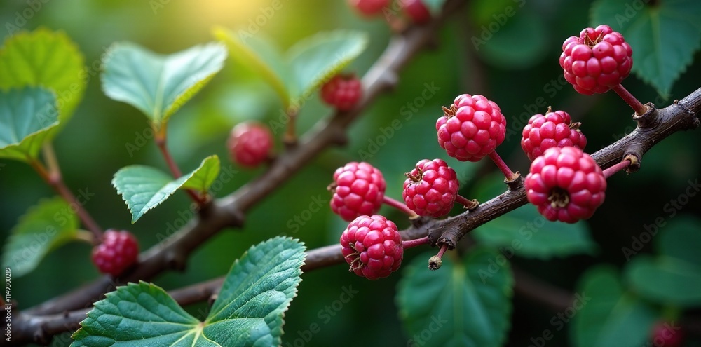 Pink and purple berry vines intertwine with green stems, pink, stem, berry Pink and purple berry vines intertwine with green stems, pink, stem, berry