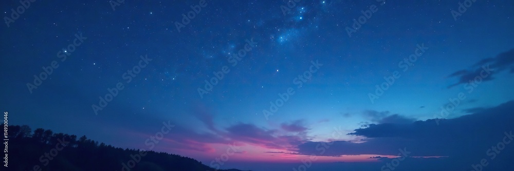 Dusky blue twilight sky with scattered stars and subtle blur, subtle glow, ambient light Dusky blue twilight sky with scattered stars and subtle blur, subtle glow, ambient light