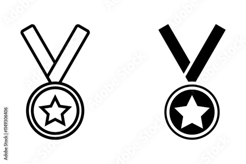 Award icon design isolated on white background