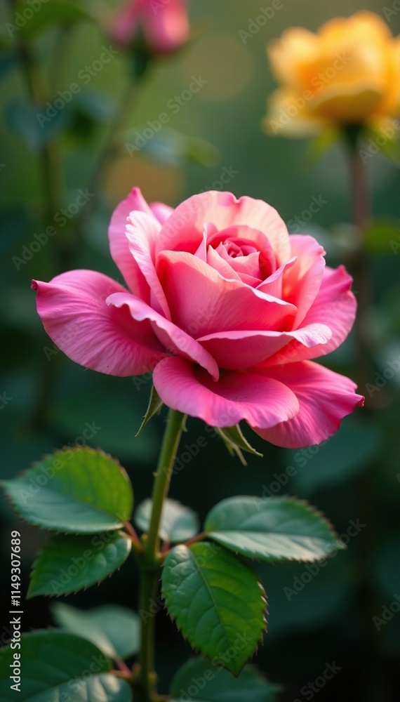 A gentle breeze rustling the petals of a rose in a garden, petals, blooming, garden A gentle breeze rustling the petals of a rose in a garden, petals, blooming, garden