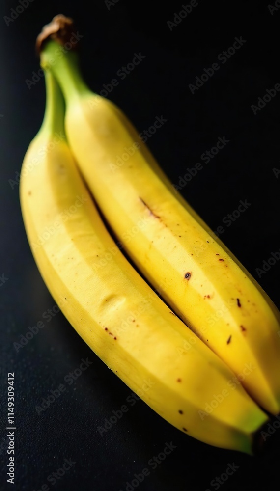 Detail shot of banana stalk pith texture and veins on black surface, veins, detail, surface Detail shot of banana stalk pith texture and veins on black surface, veins, detail, surface