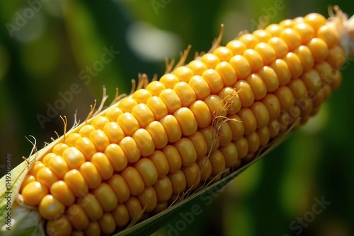 Ear of corn with large amount of ergot fungus, agriculture, agricultural product, ear of corn photo