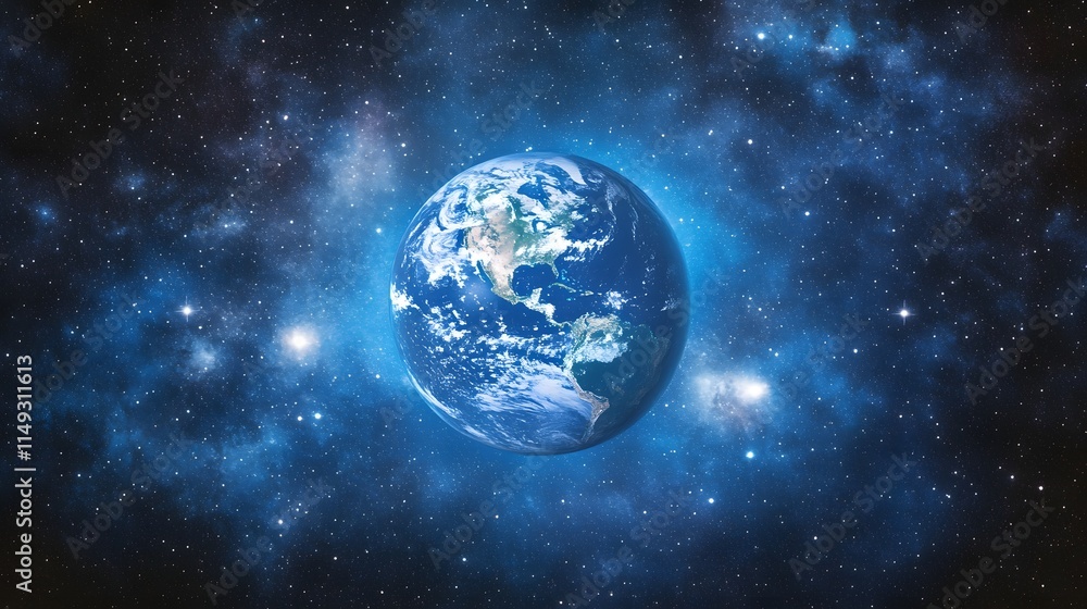 Earth Planet In The Vast Expanse Of Space Earth Planet In The Vast Expanse Of Space