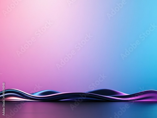 Abstract wavy lines in vibrant pink and blue create a dynamic backdrop for modern design and creative projects.