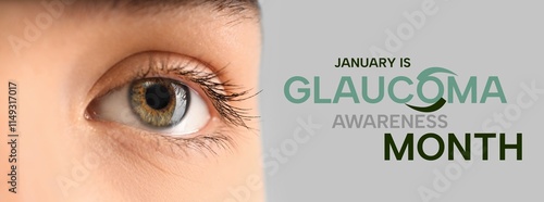 Eye of young woman, closeup...