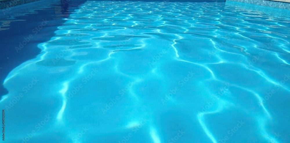 Calm blue pool water surface with subtle ripples, serene, reflection, pool Calm blue pool water surface with subtle ripples, serene, reflection, pool