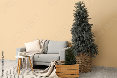 Comfortable sofa and Christ...