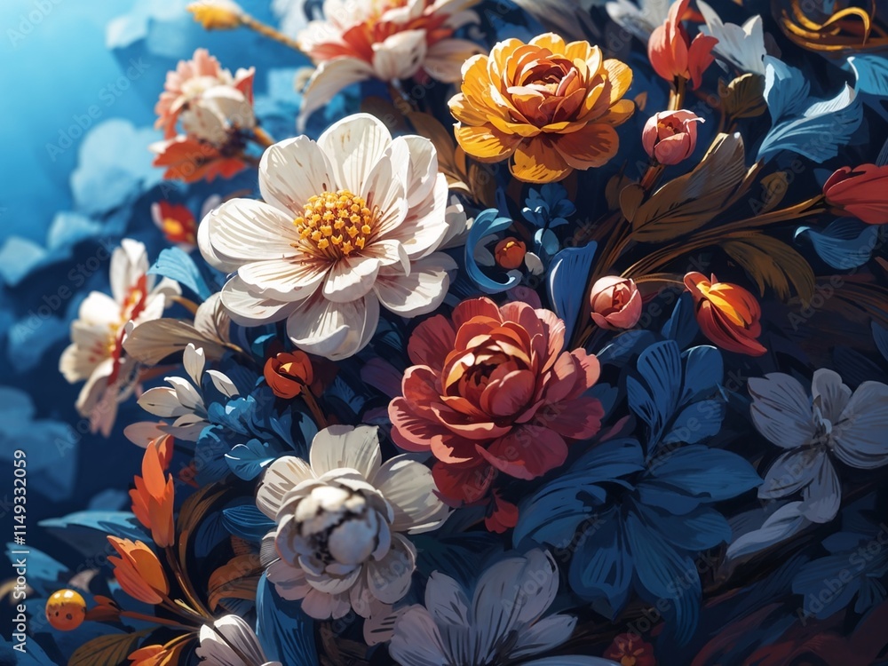 Beautiful flowers come in many colors Beautiful flowers come in many colors
