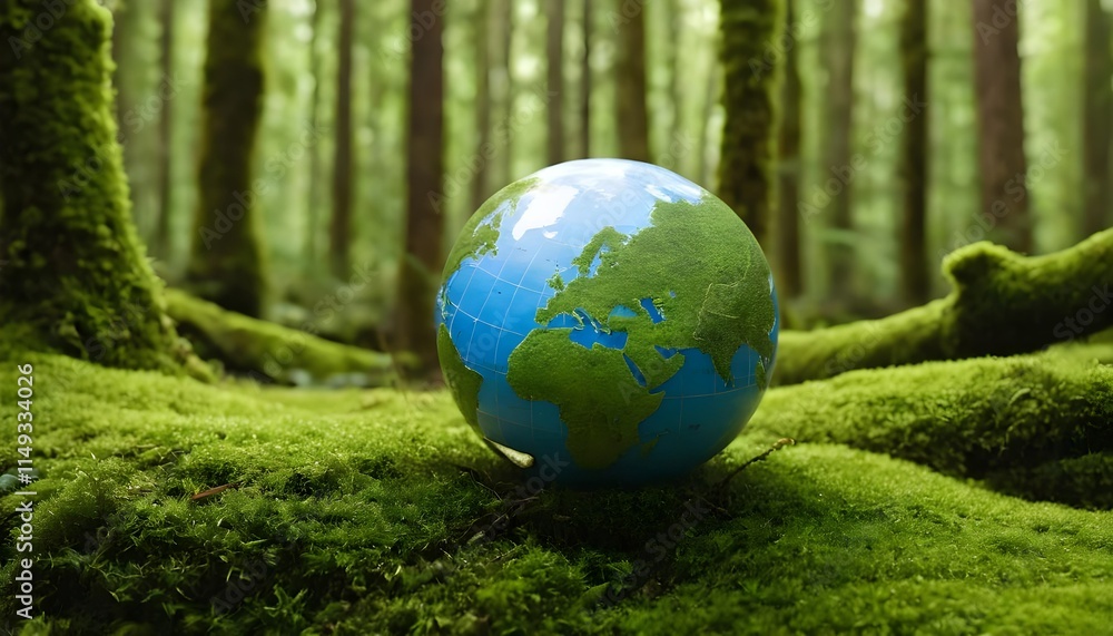 Environment Day Concept Promoting a Clean Planet and Ecology Awareness with Hand Holding a Crystal Earth Globe for Earth Day Environment Day Concept Promoting a Clean Planet and Ecology Awareness with Hand Holding a Crystal Earth Globe for Earth Day