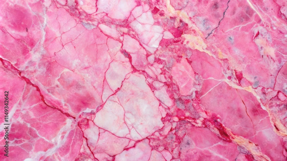 Fototapeta premium Pink Marble Texture Background, Closeup Pink Marble Surface, Detailed Pink Stone Texture, High Resolution Pink Marble Image, Pink Marble Wallpaper