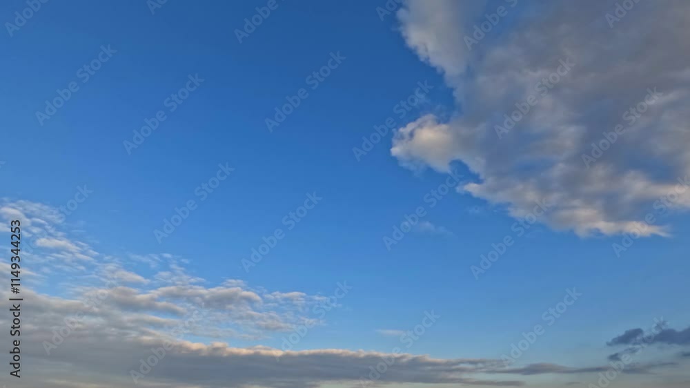 nice timelapse of fluffy clouds - natural background nice timelapse of fluffy clouds - natural background