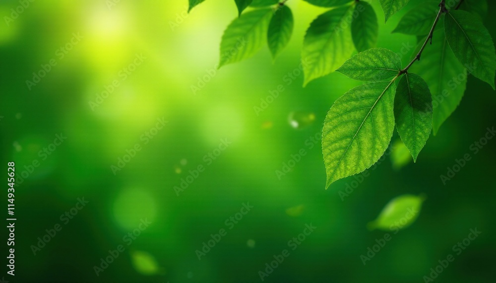 Exotic tropical leaves fall from a lush green tree branch, naturaleza, foliage Exotic tropical leaves fall from a lush green tree branch, naturaleza, foliage