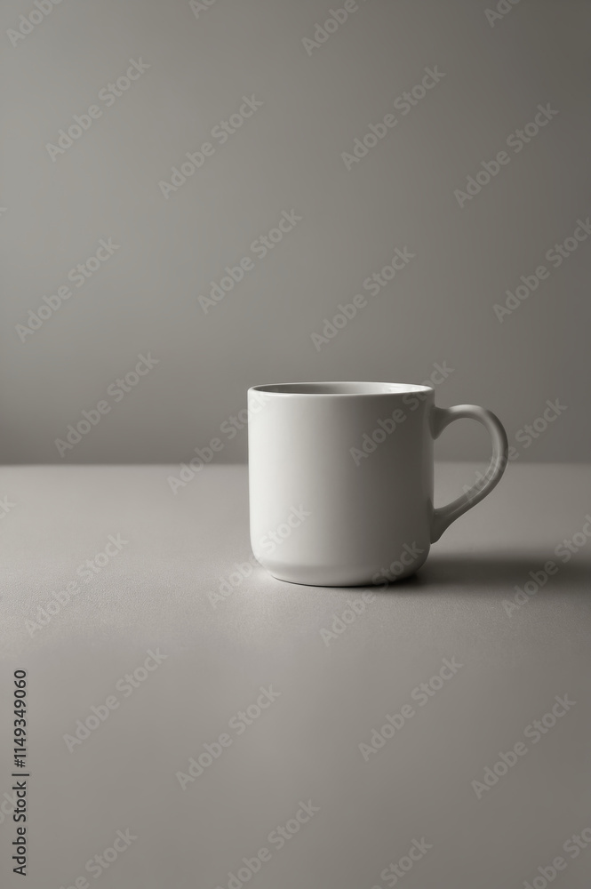 Coffee cup on white table. Still life Coffee cup on white table. Still life