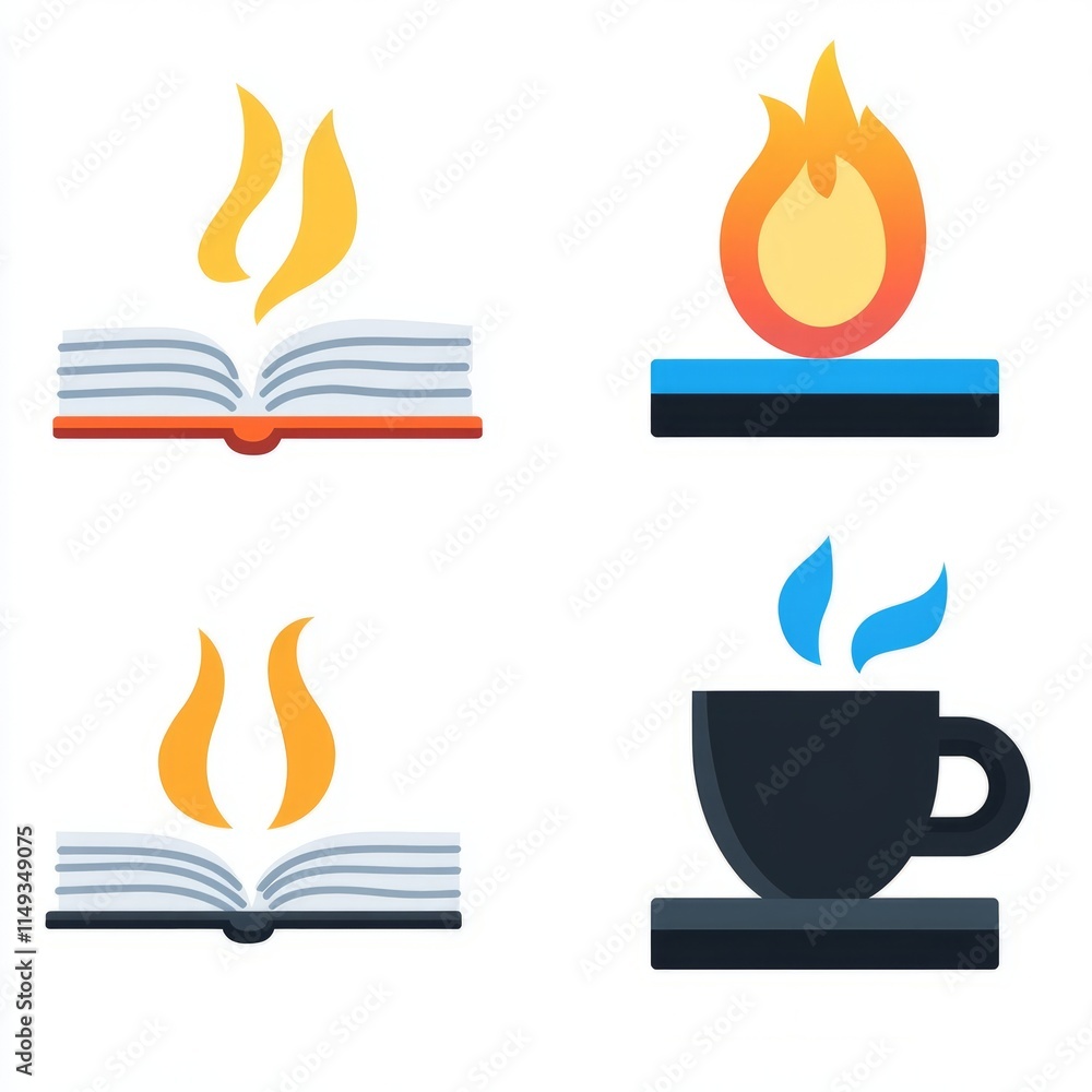 Book Burning, Coffee, Hot Drinks, and Literary Concepts Book Burning, Coffee, Hot Drinks, and Literary Concepts