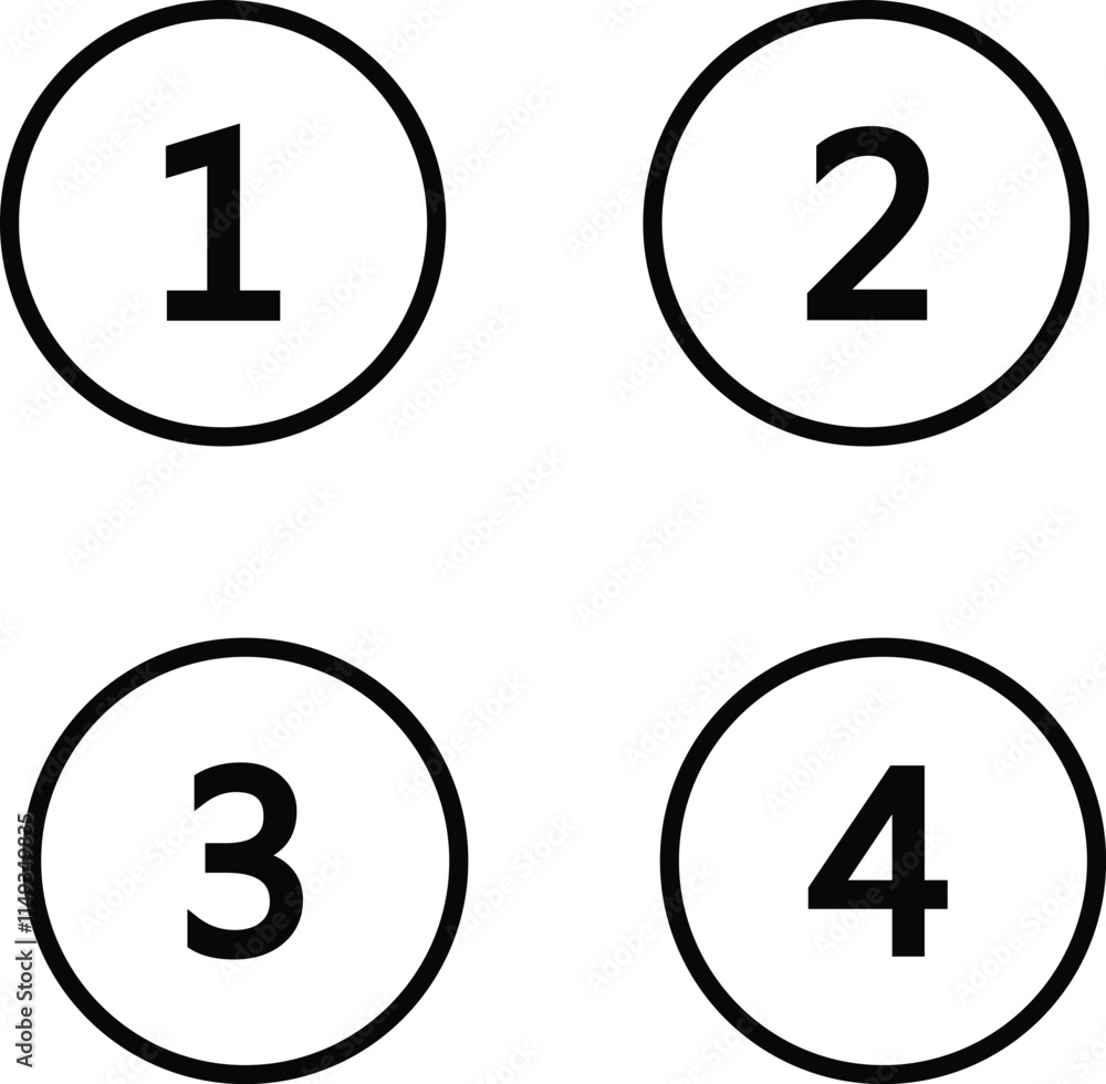 Set of numbers, Bullet Points icon set inline style, Simple rectangular numbers in flat style icons
Set of numbers, Bullet Points icon set inline style, Simple rectangular numbers in flat style icons