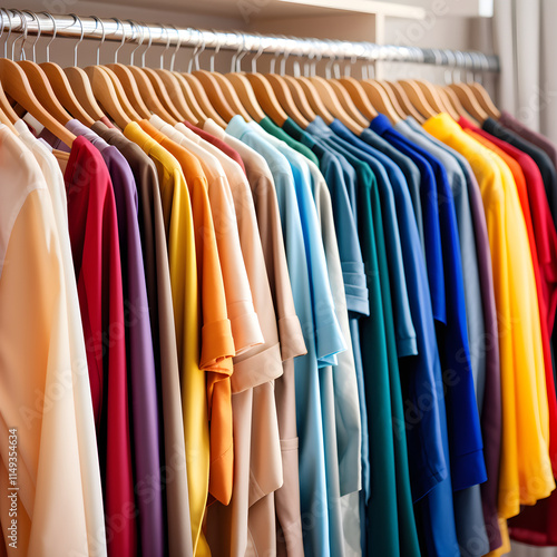 Wallpaper Mural Alluring Array of Chic Clothing Displayed in an Upscale Fashion Boutique Torontodigital.ca