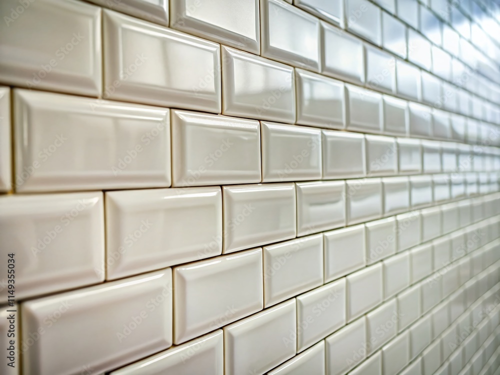 Modern White Rectangular Ceramic Wall Tiles - Minimalist Home Decor Modern White Rectangular Ceramic Wall Tiles - Minimalist Home Decor